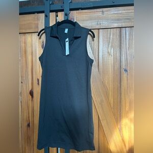 NWT Joe Fresh BLACK Golf Dress collared Sleeveless Dress